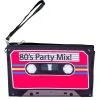 Funny Fashions '80s Cassette Party Mix Tape Wristlet -Deals Costumes Store 80s cassette tape wristlet