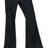 Funny Fashions Black Sequin Cuff Disco Pants -Deals Costumes Store black sequin cuff disco pants
