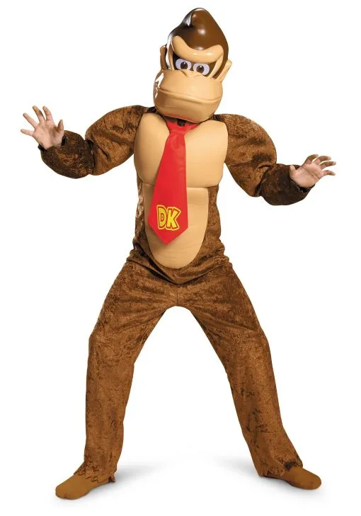 Disguise Deluxe Donkey Kong Costume For Kids 6 Disguise Deluxe Donkey Kong Costume For Kids -Deals Costumes Store child deluxe donkey kong costume