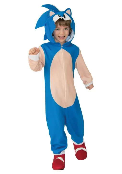 Rubies Costume Co. Inc Child Sonic The Hedgehog Hooded Boy's Costume 2 Rubies Costume Co. Inc Child Sonic The Hedgehog Hooded Boy's Costume -Deals Costumes Store childs sonic the hedgehog hooded costume
