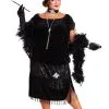 Fun Costumes Plus Size Black Flapper Costume For Women 1 Fun Costumes Plus Size Black Flapper Costume For Women -Deals Costumes Store deluxe black plus size flapper update3