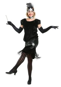 Fun Costumes Deluxe Velvet Flapper Costume