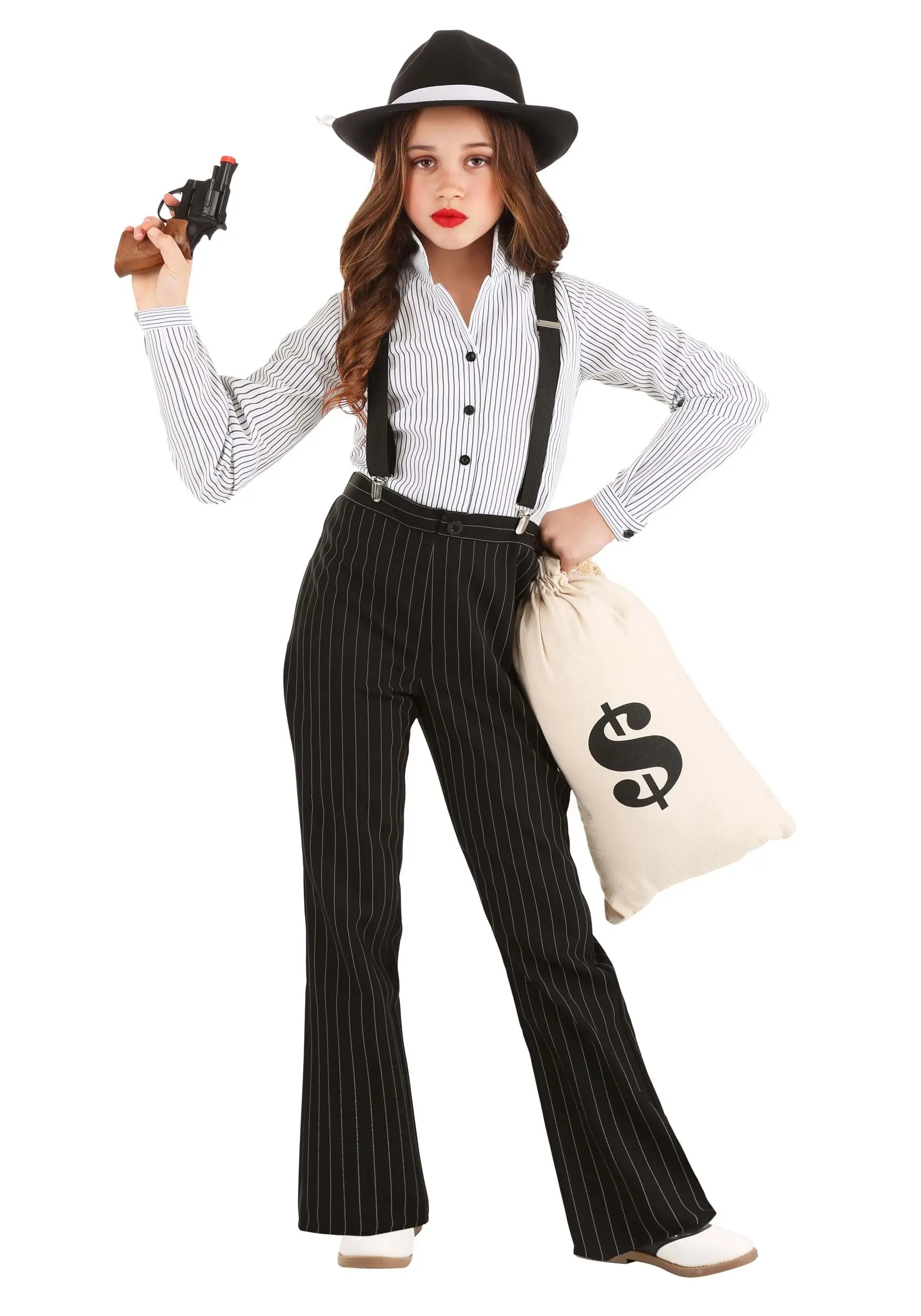 Fun Costumes 1920s Gangster Lady Costume For Girls 3 Fun Costumes 1920s Gangster Lady Costume For Girls