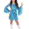 Fun Costumes Wild Flower 70s Costume Dress For Girls 2 Fun Costumes Wild Flower 70s Costume Dress For Girls -Deals Costumes Store girls wild flower 70s disco dress costume