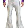 Fun Costumes Men's Holographic Disco Pants 2 Fun Costumes Men's Holographic Disco Pants -Deals Costumes Store holographic disco pants for men