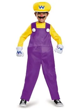 Disguise Wario Deluxe Costume For Kids