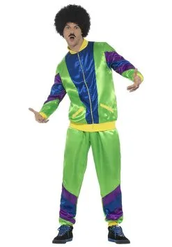 Smiffys 80s Tracksuit Costume For Men