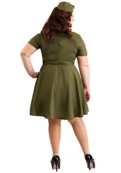 Deals Costumes Store -Deals Costumes Store plus size vintage combat cutie for women alt 1