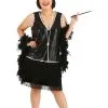 Fun Costumes Women's Plus Size Onyx Flapper Costume 2 Fun Costumes Women's Plus Size Onyx Flapper Costume -Deals Costumes Store plus size womens onyx flapper costume