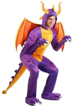Fun Costumes Spyro The Dragon Adult Costume Jumpsuit 9 Fun Costumes Spyro The Dragon Adult Costume Jumpsuit -Deals Costumes Store spyro the dragon adult jumpsuit costume alt2