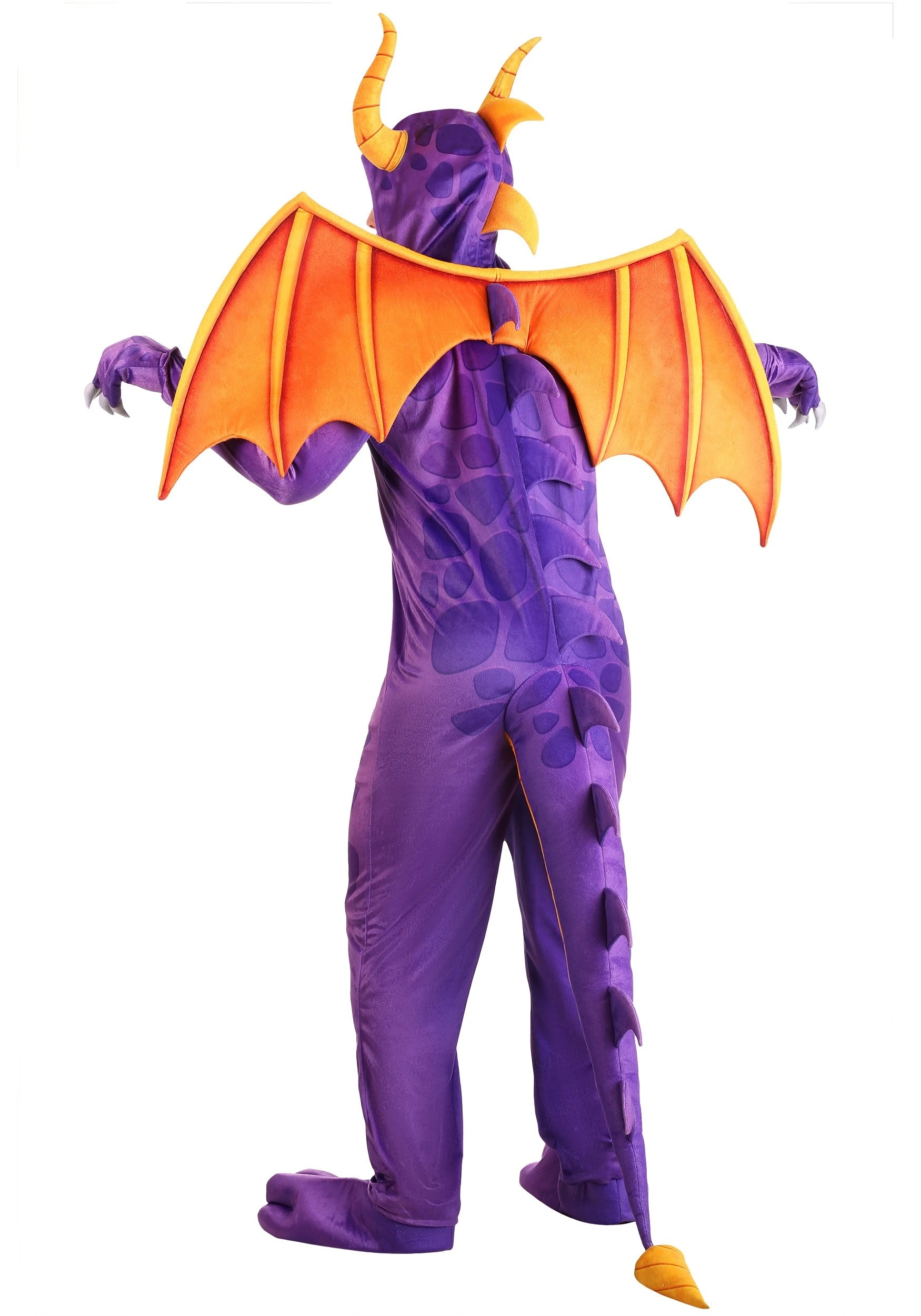 Fun Costumes Spyro The Dragon Adult Costume Jumpsuit 4 Fun Costumes Spyro The Dragon Adult Costume Jumpsuit - Image 2