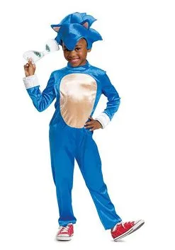 Disguise Sonic 2 Movie Costume For Toddlers -Deals Costumes Store toddler sonic 2 movie costume alt 2