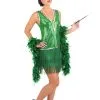 Fun Costumes Emerald Flapper Costume For Women 2 Fun Costumes Emerald Flapper Costume For Women -Deals Costumes Store womens emerald flapper costume