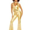 Dreamgirl Gold Disco Fox Adult Women's Costume
