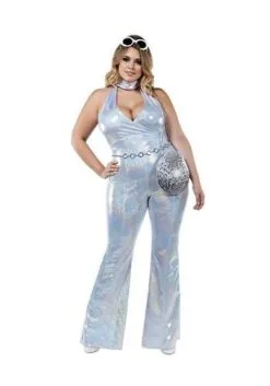 Deals Costumes Store 34 Starline, LLC. Plus Size Disco Honey Costume For Women
