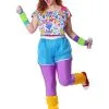 Fun Costumes Women's Plus Size Work It Out 80s Costume -Deals Costumes Store womens plus size work it out 80s costume