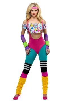 Fun Costumes Women's Work It Out 80's Costume