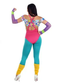 Fun Costumes Women's Work It Out 80's Costume -Deals Costumes Store womens work it out 80s costume alt 5