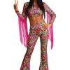 Fun Costumes Women's Hippie World Peace Costume -Deals Costumes Store world peace womens hippie costume